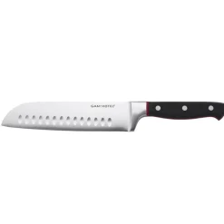 Gam'Hotel Couteaux^Couteau santoku Hiro noir/rouge - 32 cm
