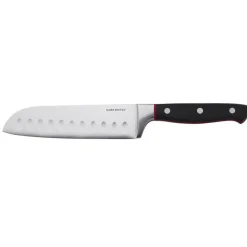 Couteau santoku Hiro noir/rouge - 25.5 cm-Gam'Hotel