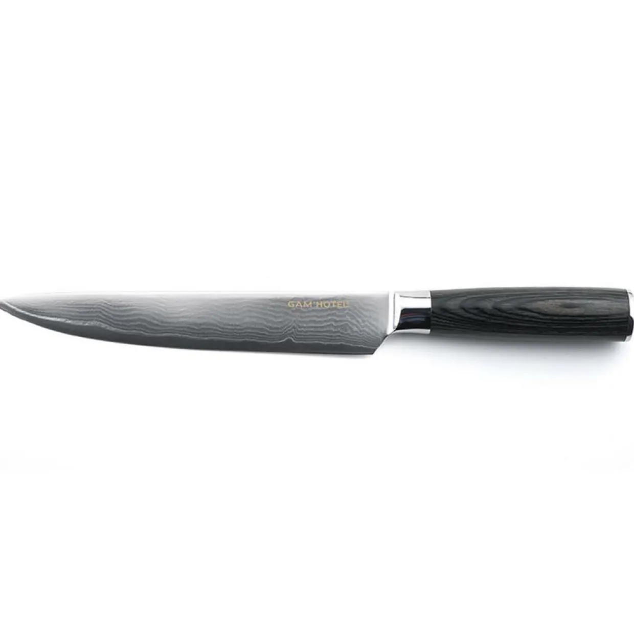 Couteau trancher Damarus noir - 32.5 cm-Gam'Hotel Outlet