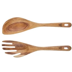 Bjorn Couverts De Table^Couverts à salade en bois d'acacia SKOV marron