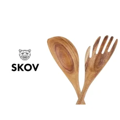 Bjorn Couverts De Table^Couverts à salade en bois d'acacia SKOV marron