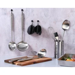 Bjorn Couverts De Table^Couverts à salade et barbecue en acier inoxydable STAL inox