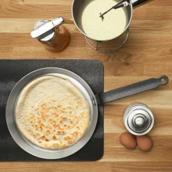 Crêpière induction argentée - 42.5x2x26 cm-Cook Concept Outlet