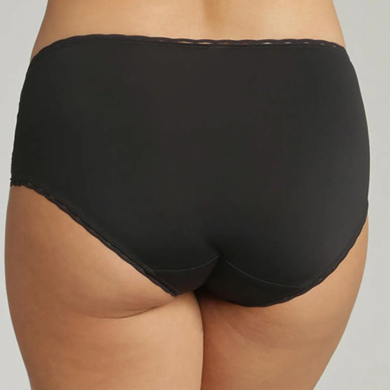 Femme Playtex Lingerie, Nuit^Culotte Coeur Croisé Feminin Dentelle noire