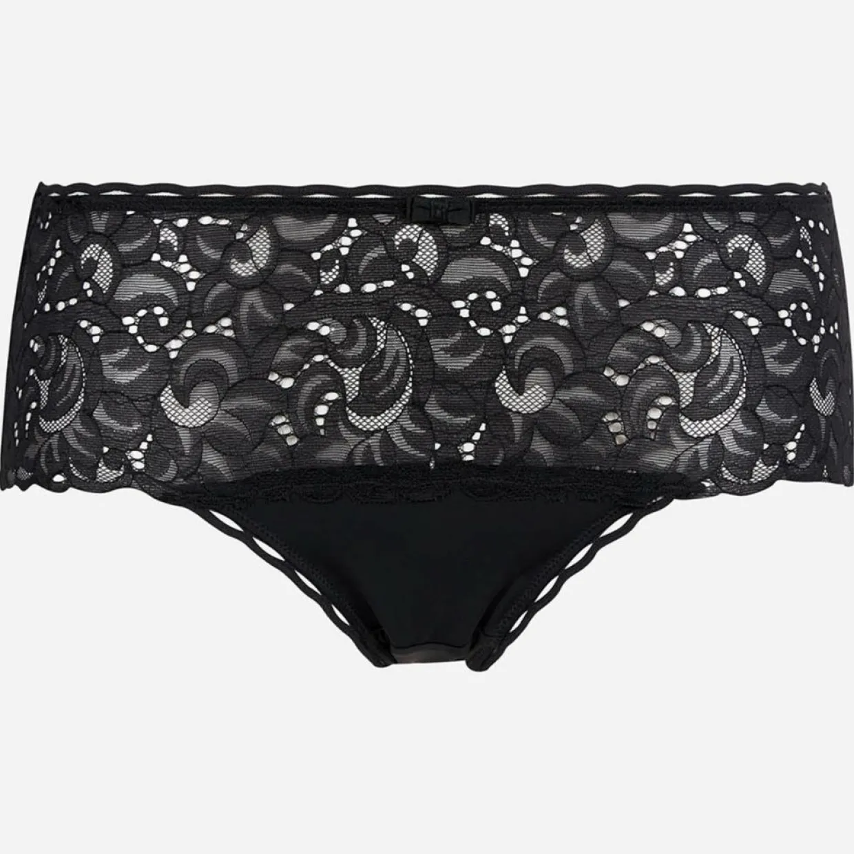 Femme Playtex Lingerie, Nuit^Culotte Coeur Croisé Feminin Dentelle noire