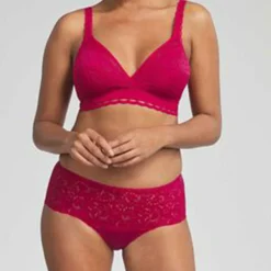 Femme Playtex Lingerie, Nuit^Culotte en dentelle Coeur Croisé Féminin doux begonia