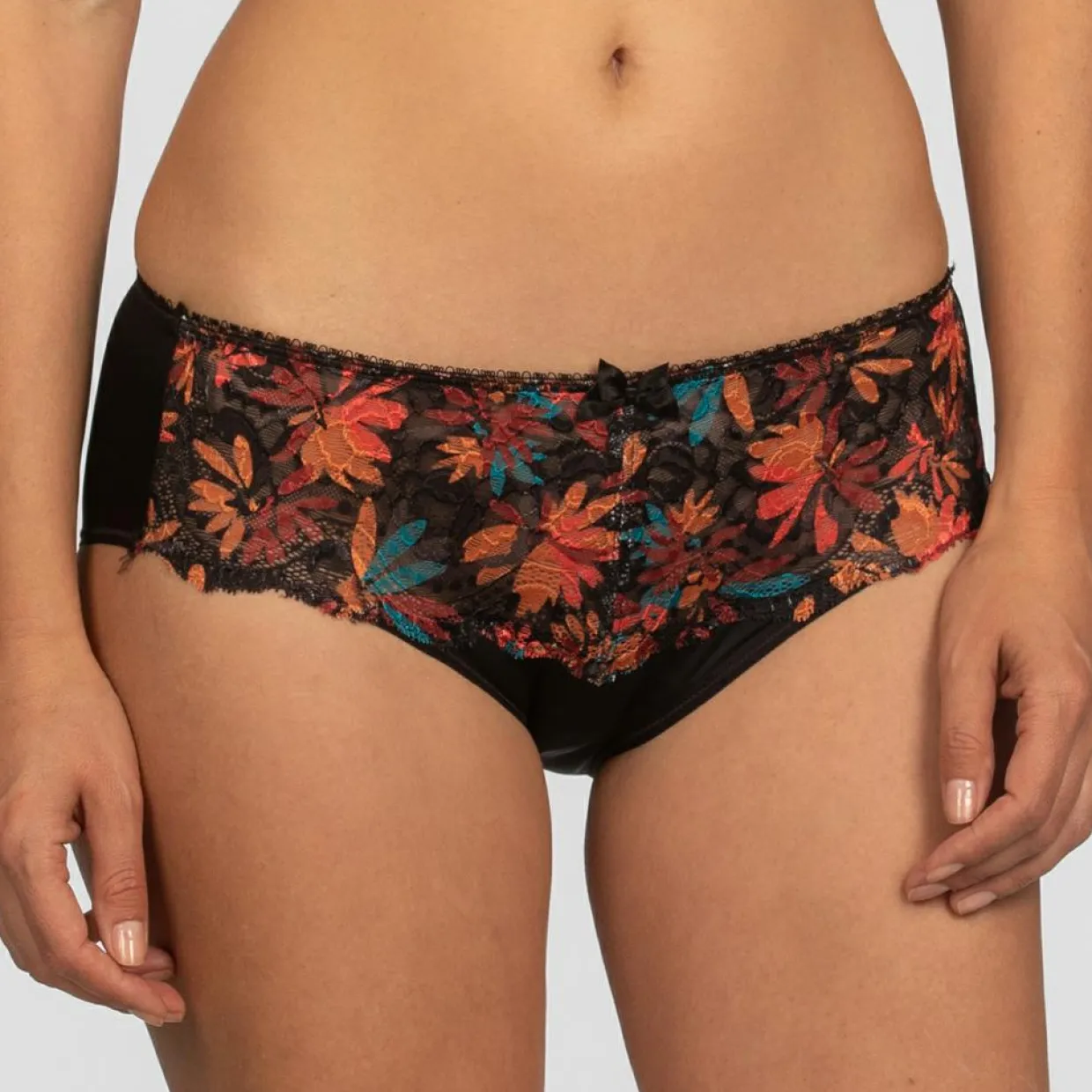 Femme Playtex Lingerie, Nuit^Culotte Flower Elegance marron/noir
