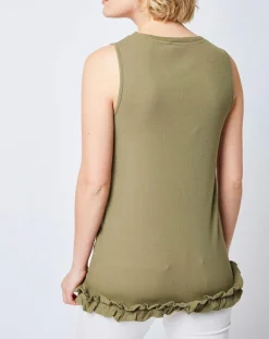 Femme John Galliano T-Shirts^Débardeur à motif kaki/noir