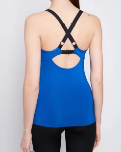 Femme Odlo T-Shirts^Débardeur avec brassière intégrée Jackie bleu