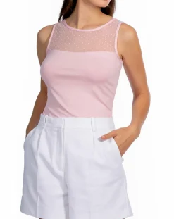 Femme Mare Tops Et Blouses^Débardeur bretelles larges rose