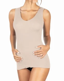 Femme Mare Lingerie, Nuit^Débardeur Camélia beige