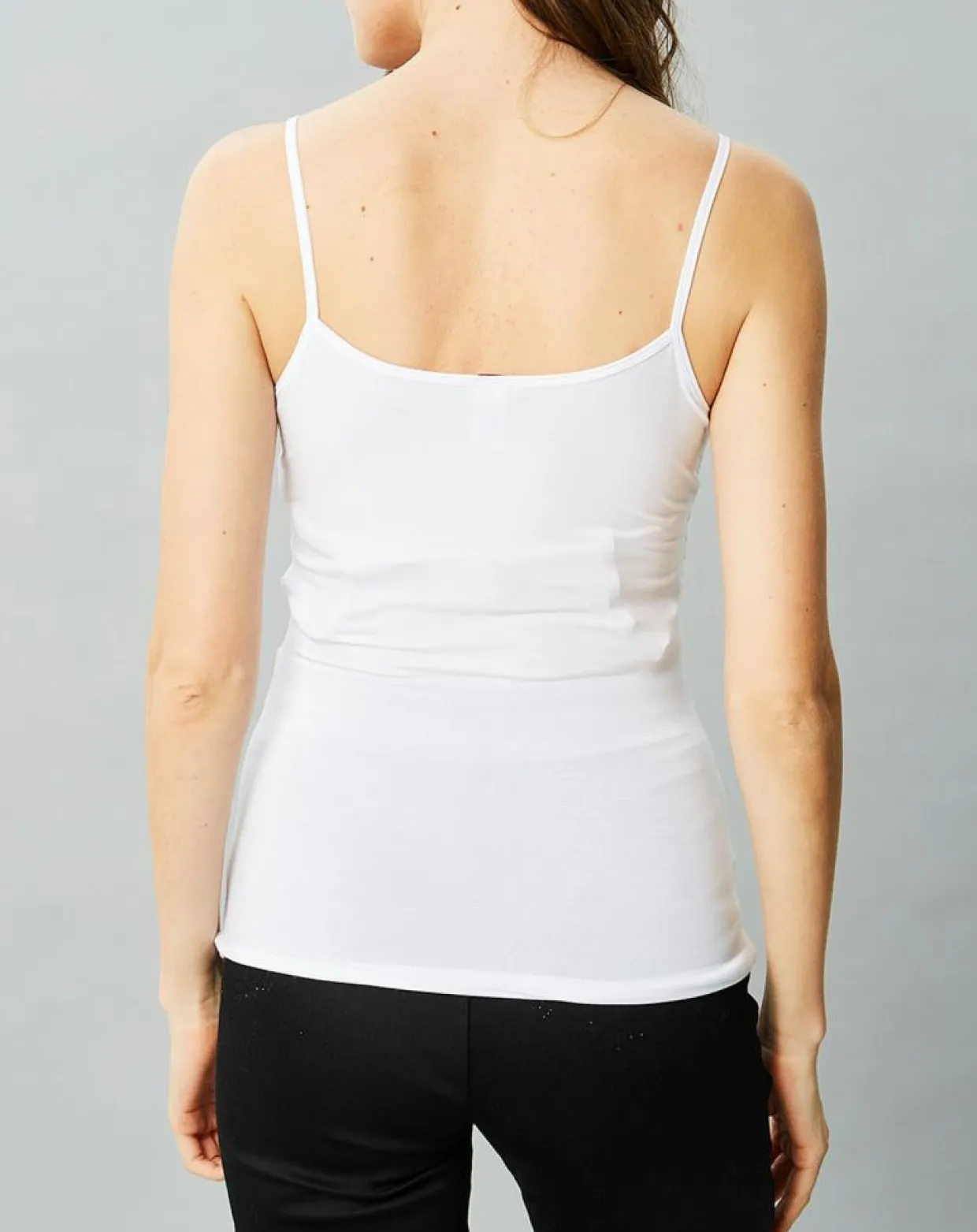 Femme Mare Lingerie, Nuit^Débardeur Caroline en Micromodal blanc