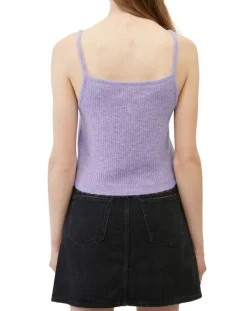 Femme Marc O'Polo T-Shirts^Débardeur en Alpaga & Laine mélangés cropped violet clair