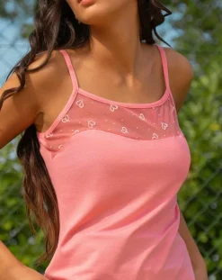 Femme Mare Tops Et Blouses^Débardeur fines bretelles rose