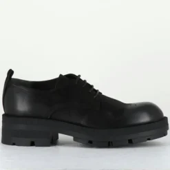 Derbies en Cuir dabran sienne noires-Garrice Lab Outlet