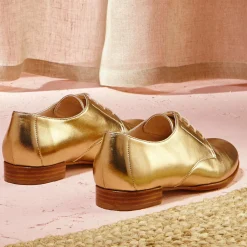 Femme Cosmoparis Derbies^Derbies en Cuir Epsilon dorées