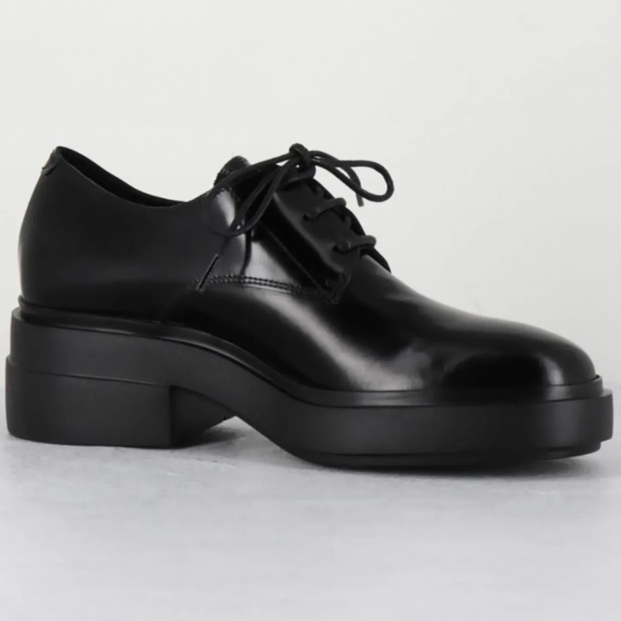 Femme Vic Matie Derbies^Derbies en Cuir noires - Talon 5.5 cm