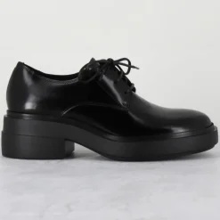 Femme Vic Matie Derbies^Derbies en Cuir noires - Talon 5.5 cm