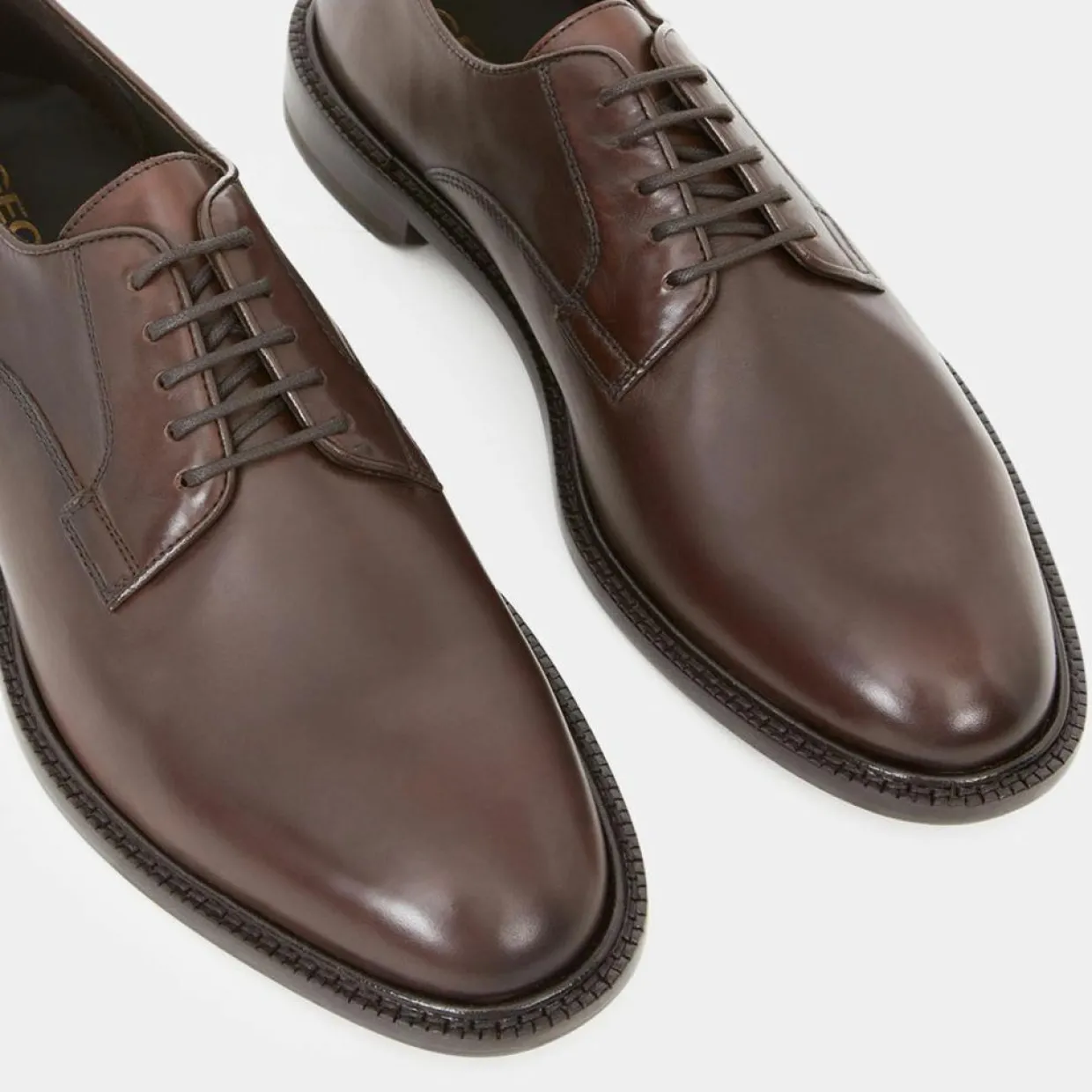Homme Geox Derbies^Derbies en Cuir Premium Artenova marron foncé