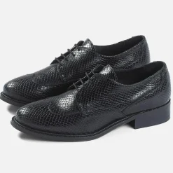 Derbies en Cuir Ulana noires-Cosmoparis Best
