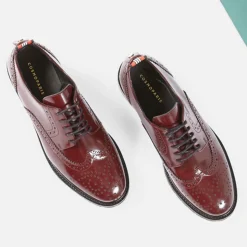 Derbies en Cuir Votel bordeaux-Cosmoparis Online