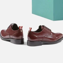 Derbies en Cuir Votel bordeaux-Cosmoparis Online
