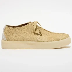 Homme Clarks Derbies^Derbies en Velours de Cuir texturé Trek Cup beiges