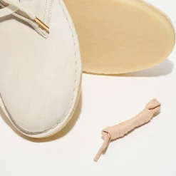 Desert boots en Velours de Cuir Desert écrues-Clarks Online