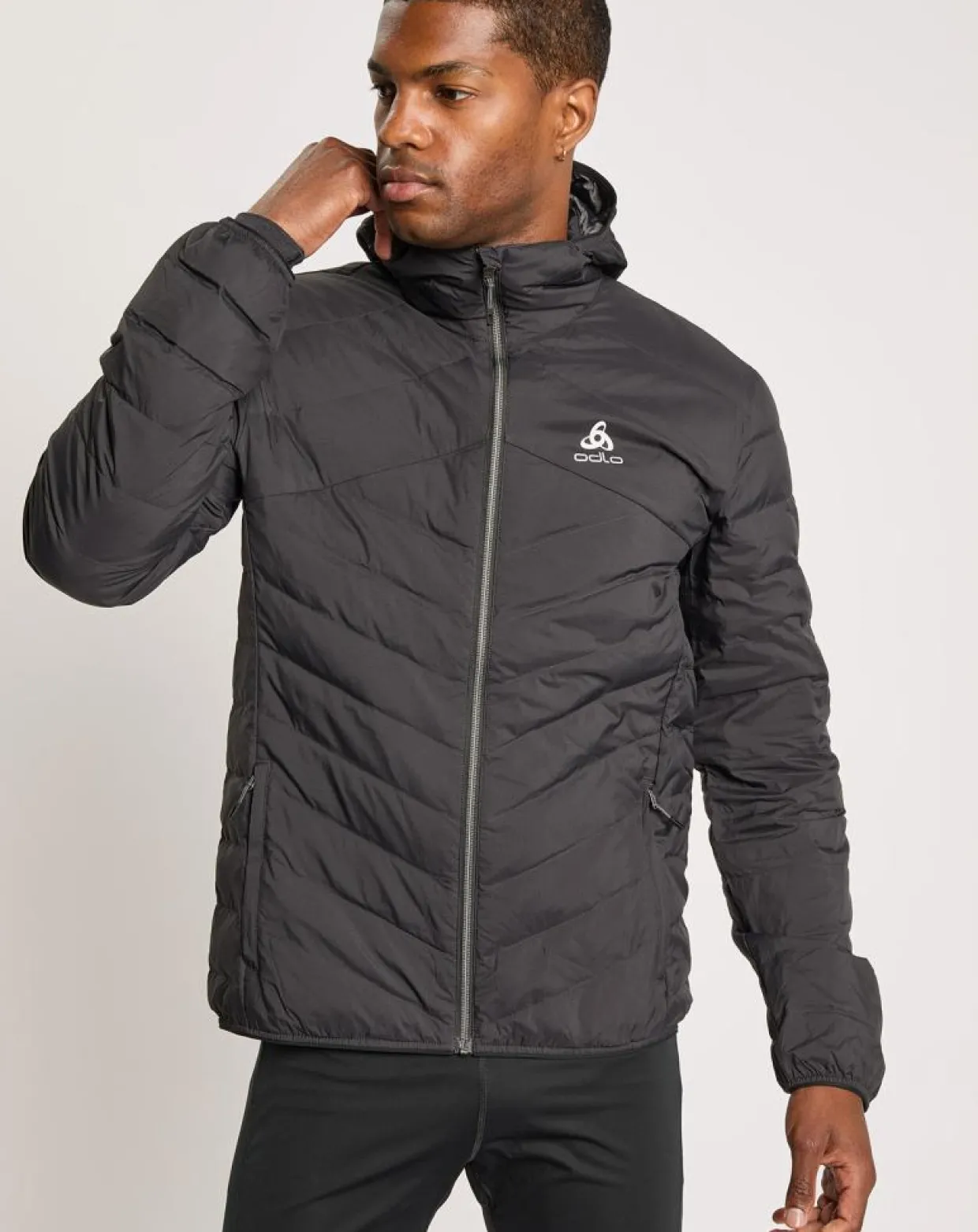 Doudoune à capuche isolante N-Thermic Warm Helena noire-Odlo Sale