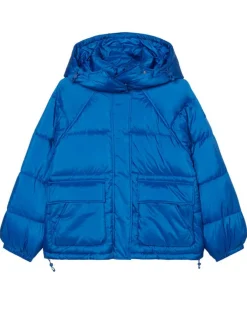 Doudoune à capuche Puffer bleue-Marc O'Polo New