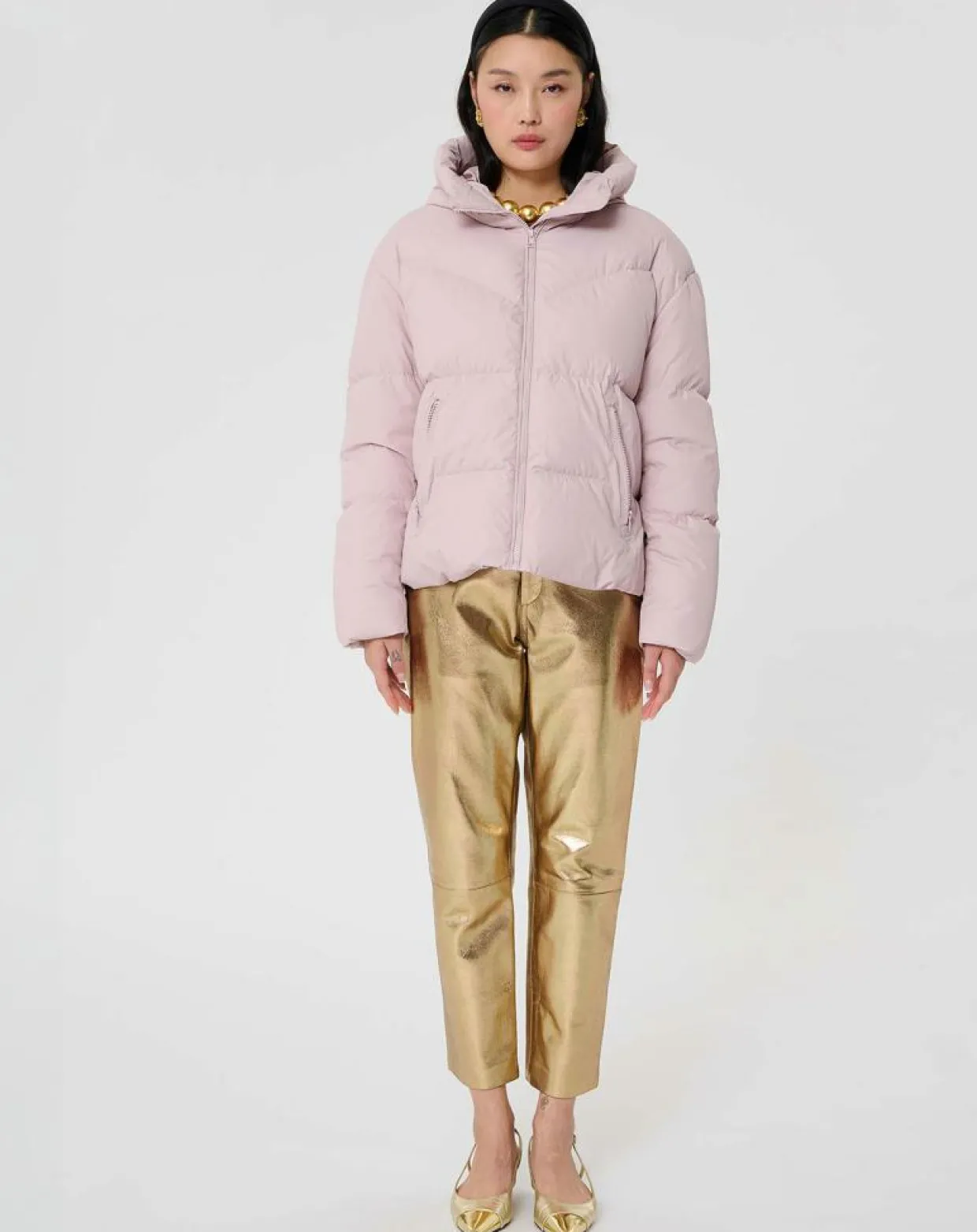 Doudoune Dolores vieux rose-Tara Jarmon Clearance