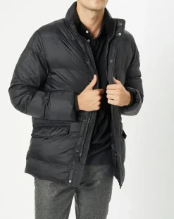 Doudoune 3/4 noire-Hackett London Best