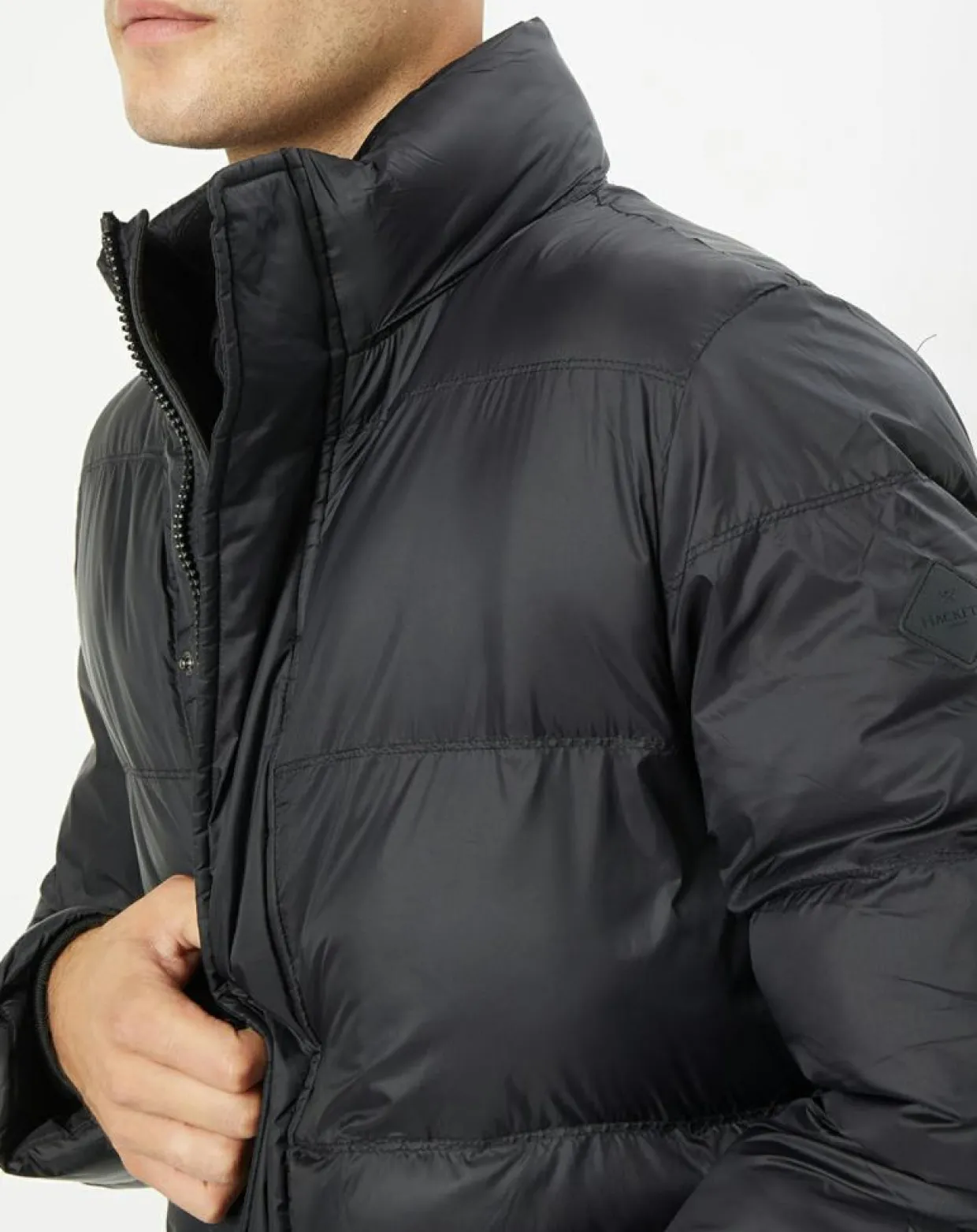 Doudoune 3/4 noire-Hackett London Best