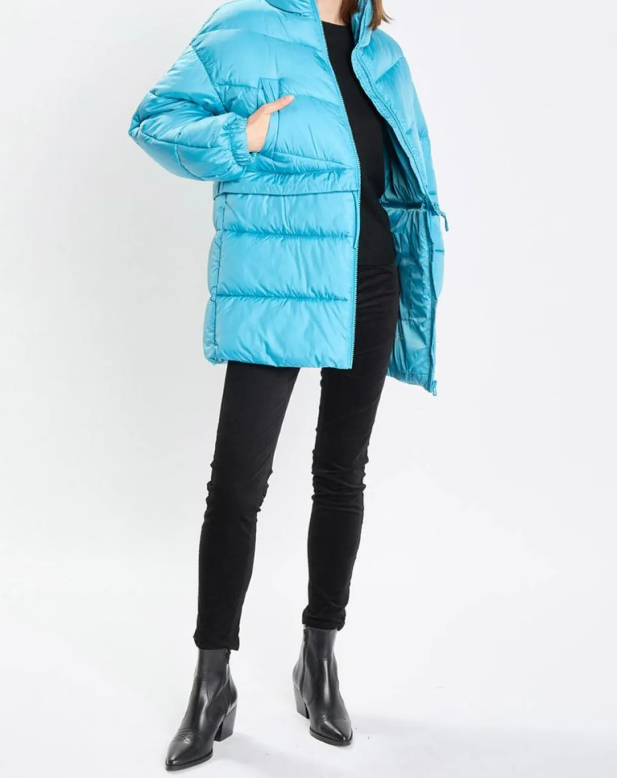Femme Marc O'Polo Manteaux^Doudoune amovible bleue