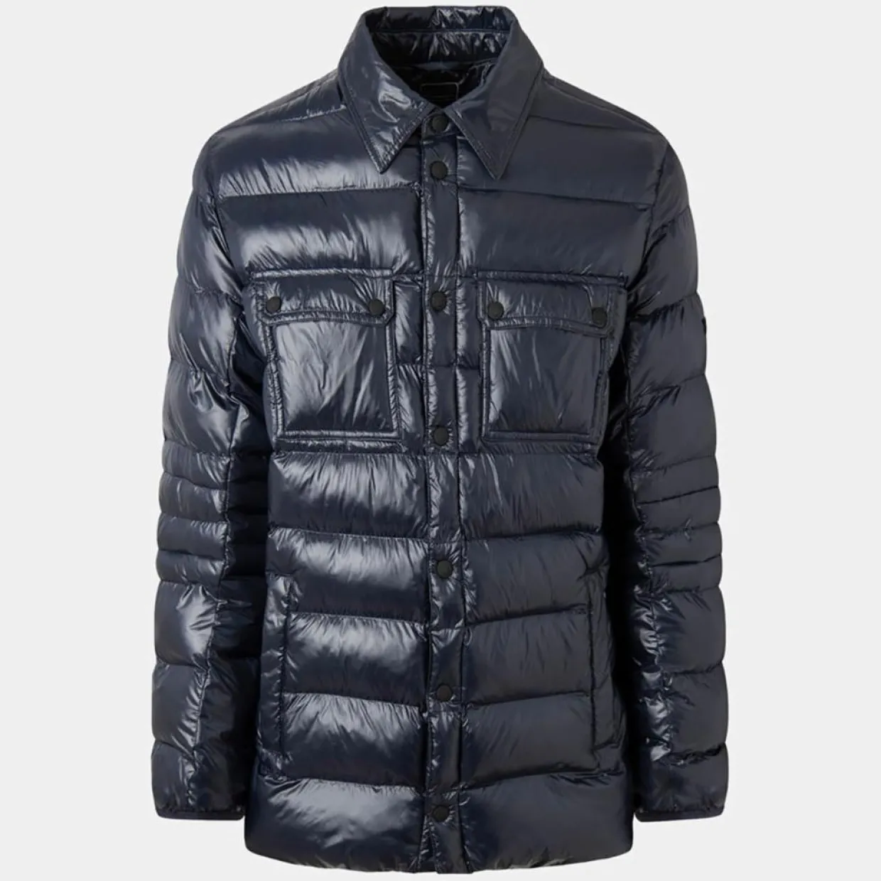Doudoune Aston Martin Racing Shiny bleue-Hackett London Clearance