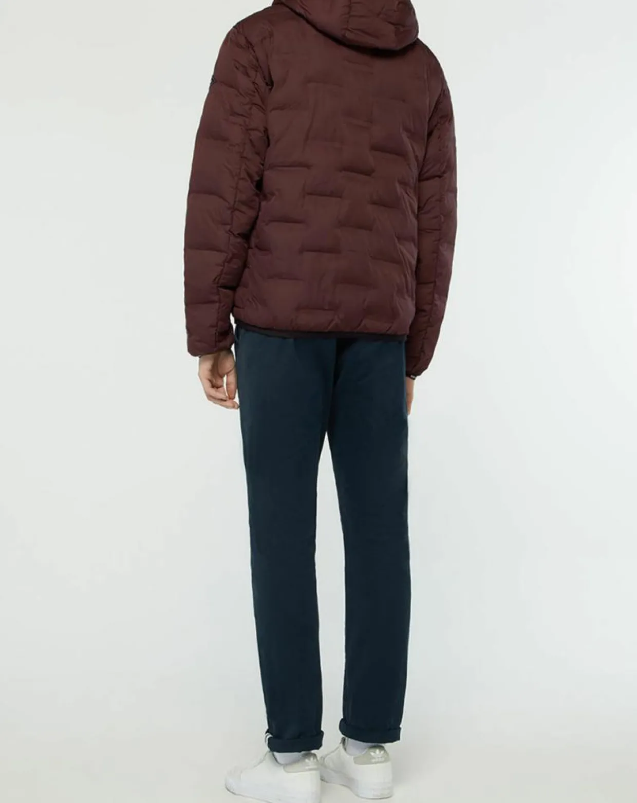 Homme Replay Manteaux^Doudoune Classic Logo bordeaux