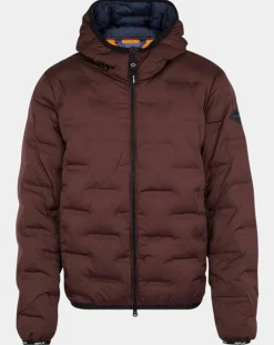 Homme Replay Manteaux^Doudoune Classic Logo bordeaux