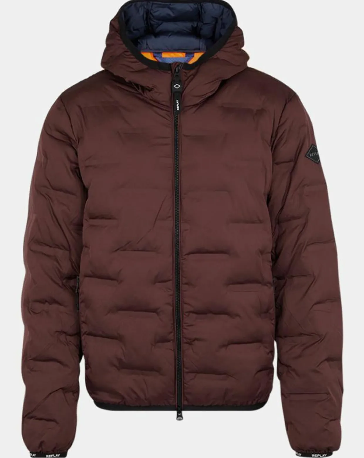 Homme Replay Manteaux^Doudoune Classic Logo bordeaux