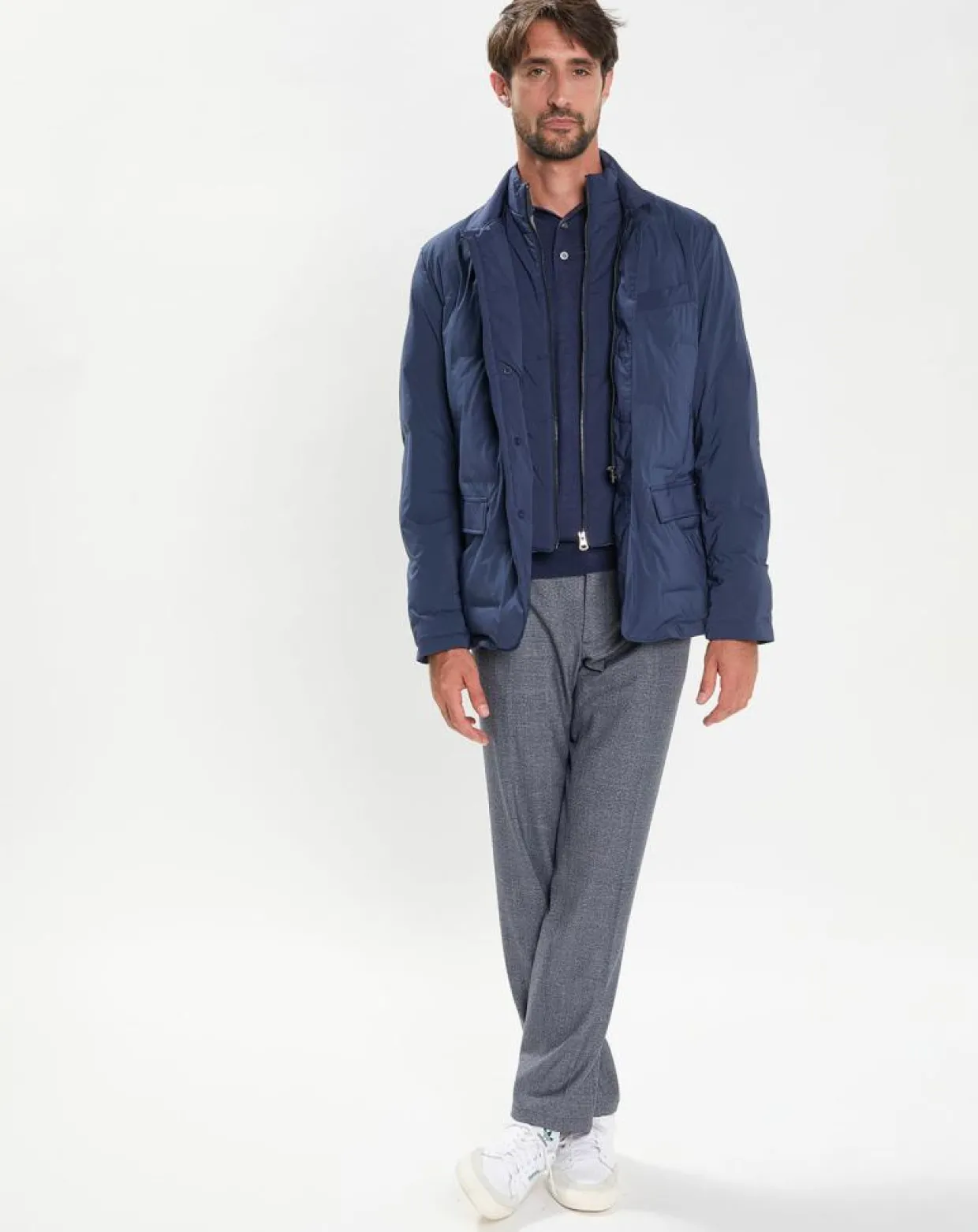 Homme Hackett London Manteaux^Doudoune Coud bleue