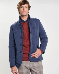 Homme Hackett London Manteaux^Doudoune Coud bleue