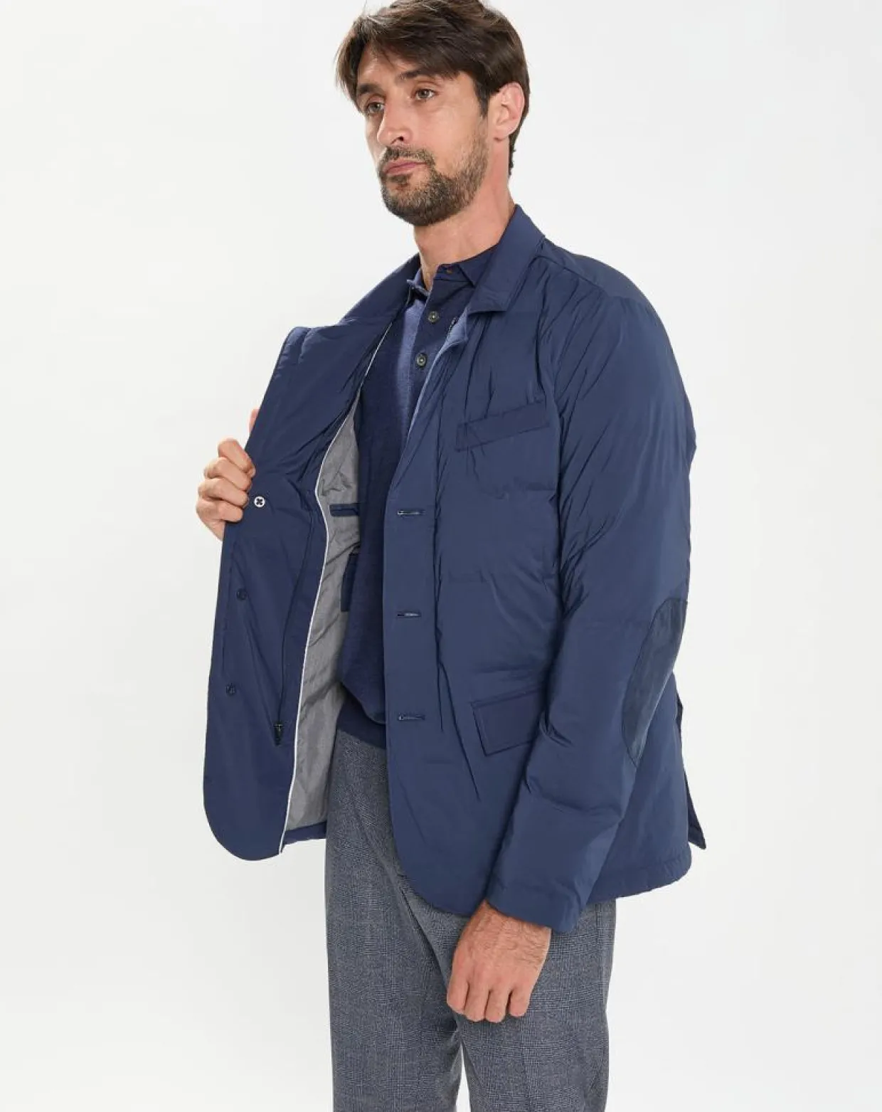 Homme Hackett London Manteaux^Doudoune Coud bleue