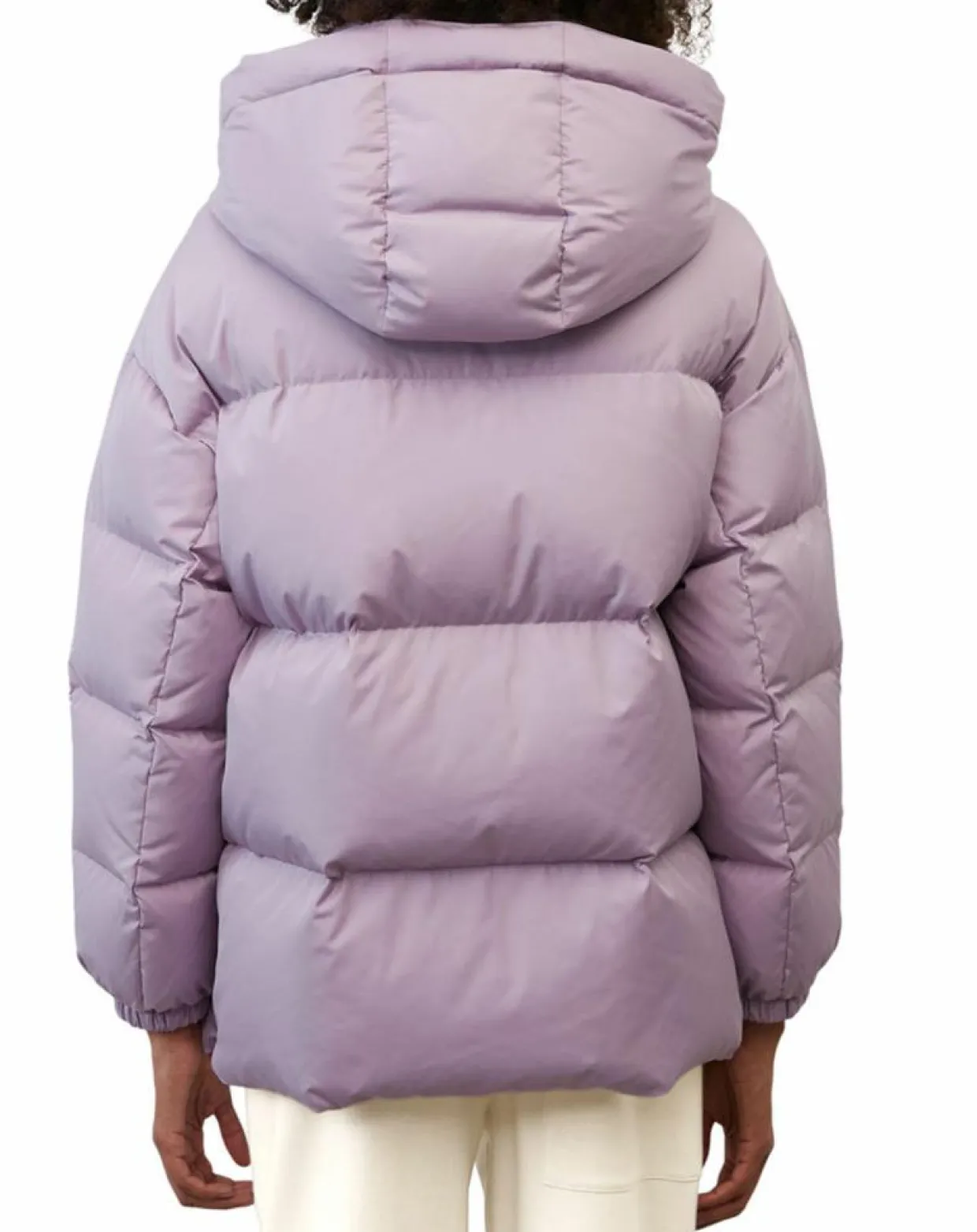 Doudoune courte à capuche violet clair-Marc O'Polo Best
