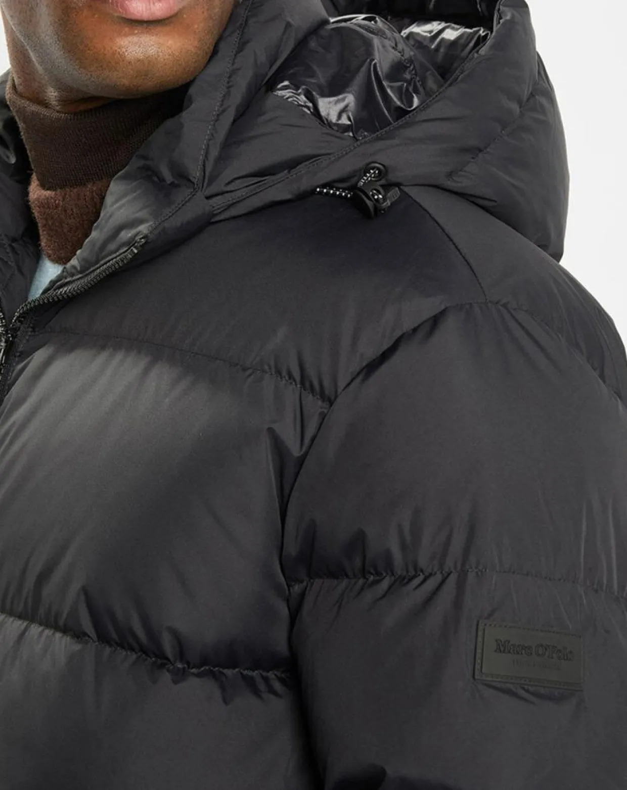 Doudoune courte à capuche Puffer noire-Marc O'Polo Online