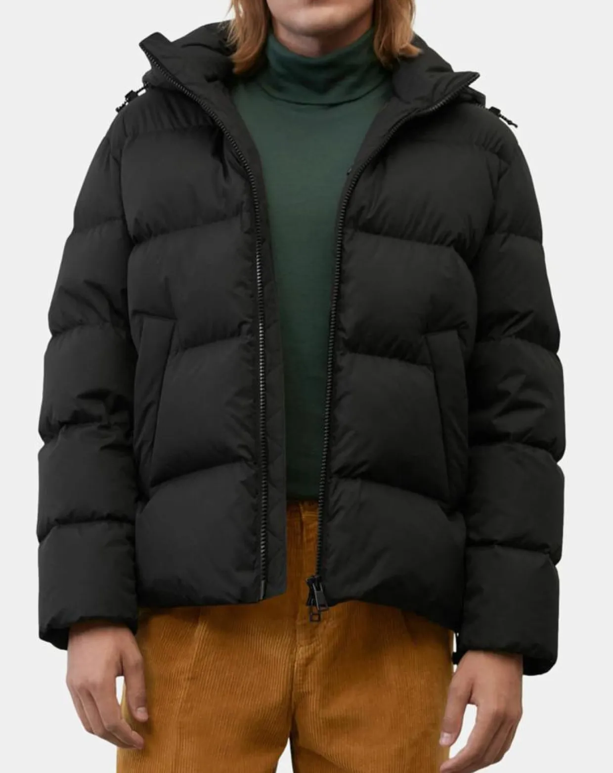 Doudoune courte à capuche Puffer noire-Marc O'Polo Online