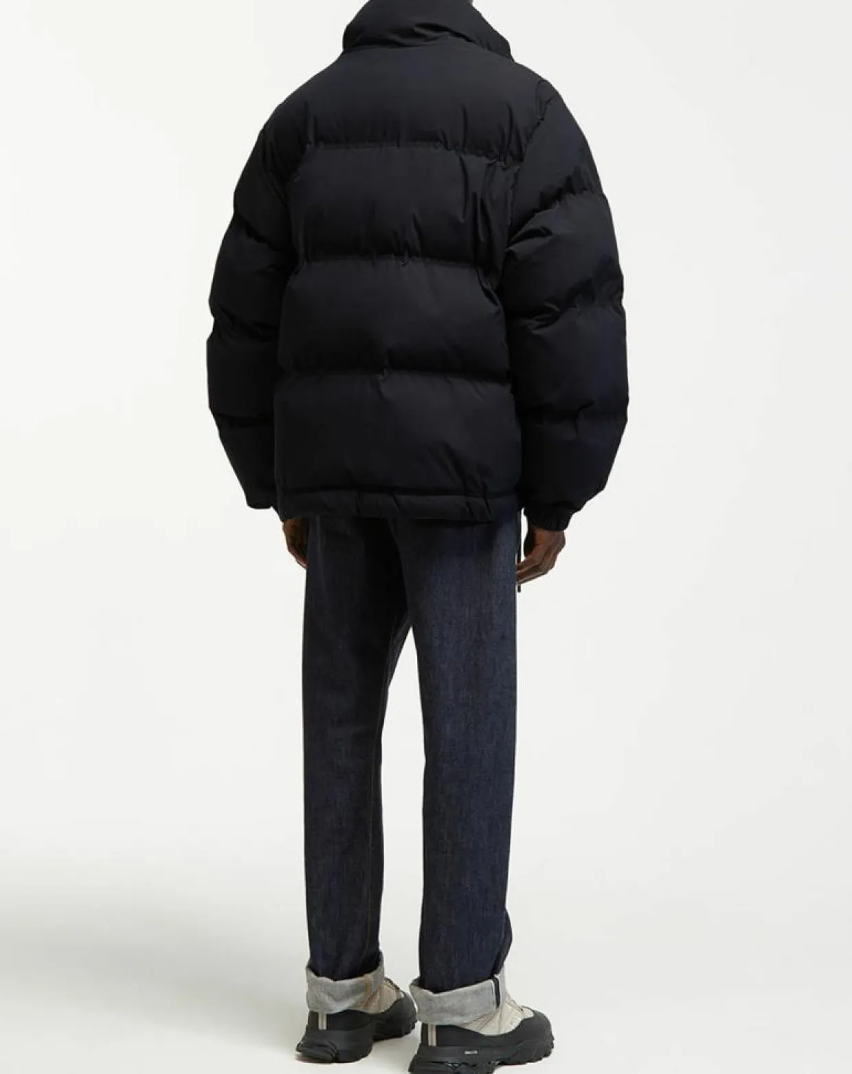 Homme Gant Manteaux^Doudoune courte noire