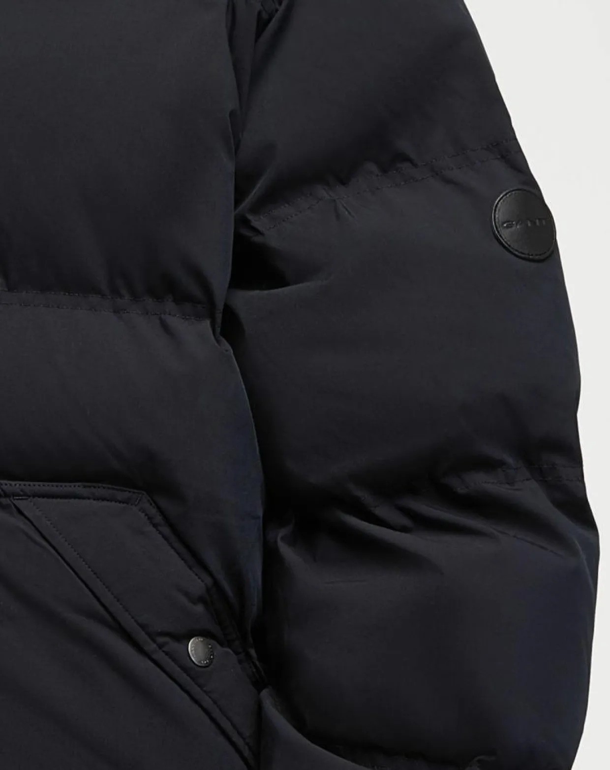 Homme Gant Manteaux^Doudoune courte noire