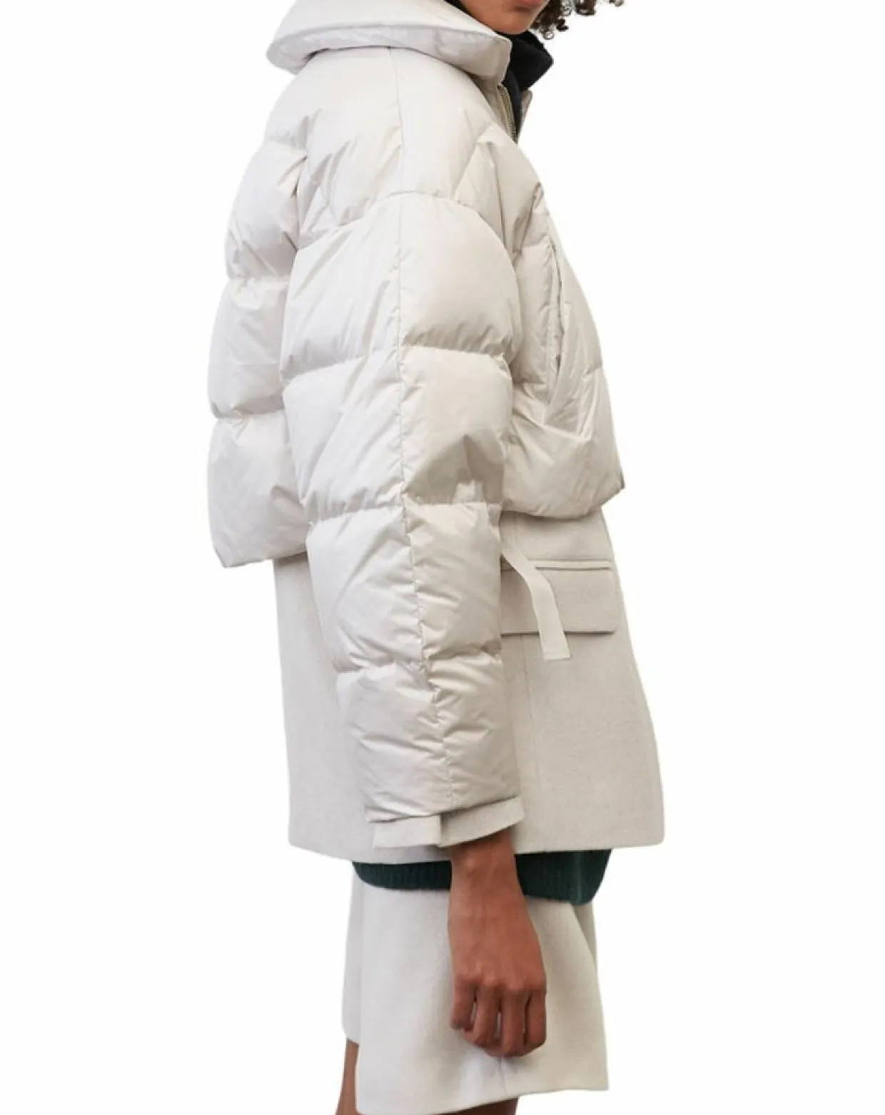 Femme Marc O'Polo Manteaux^Doudoune Cropped écrue