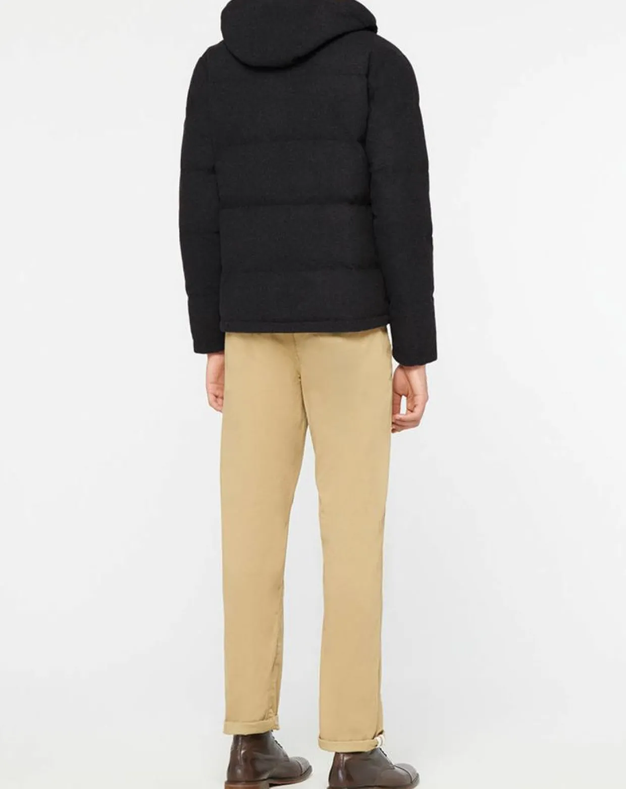 Homme Hackett London Manteaux^Doudoune en Flanelle Puffer gris foncé