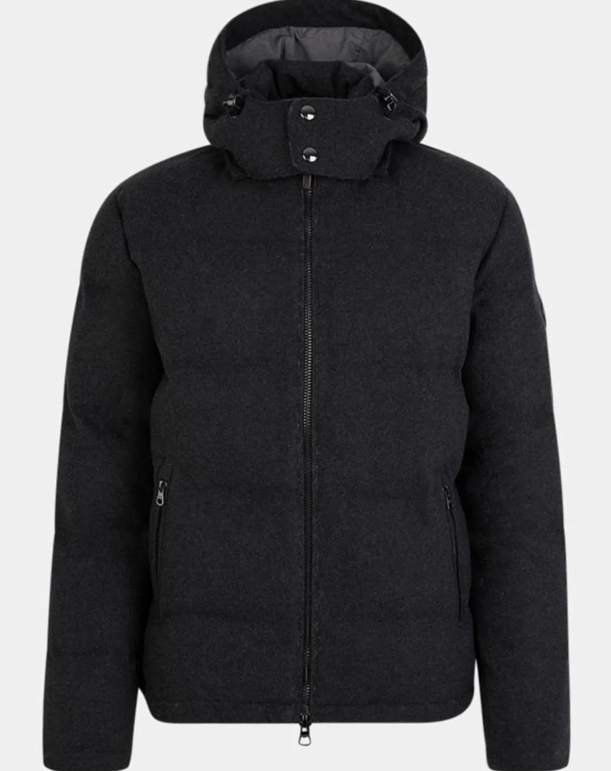 Homme Hackett London Manteaux^Doudoune en Flanelle Puffer gris foncé