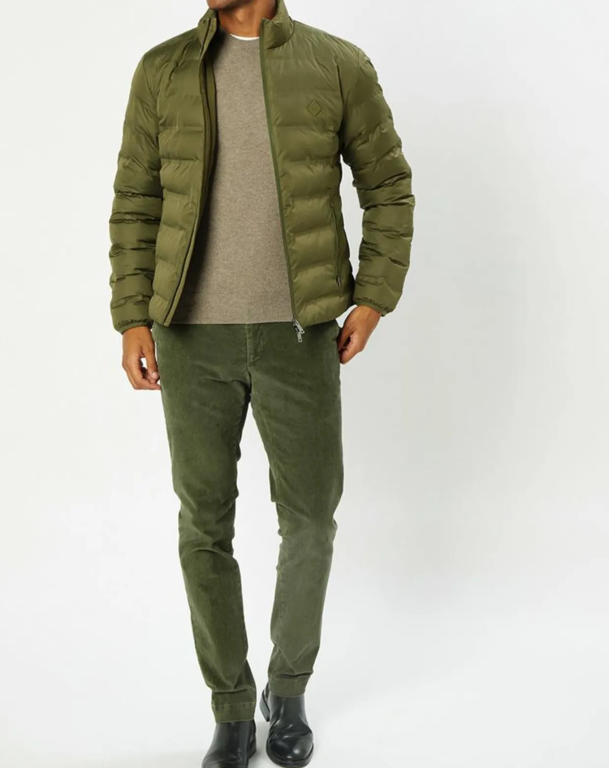 Homme Hackett London Manteaux^Doudoune Gfg unie kaki